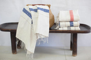 
                  
                    Load image into Gallery viewer, AKSUM HAMMAM TOWEL – Elegant. Handwoven. Historic.
                  
                